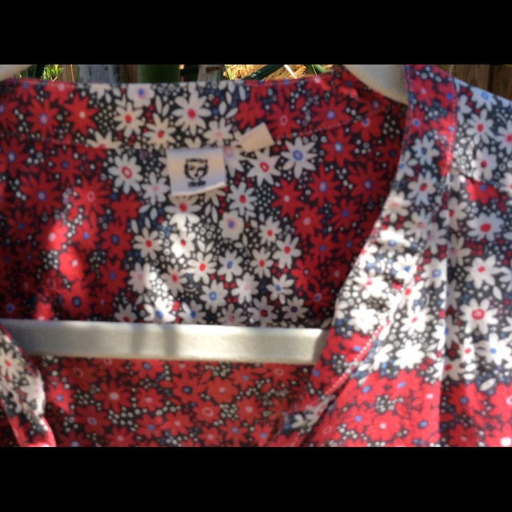 Uniqlo Floral Cotton Dress with Dropped Waist in Excellent Condition❣️ - Picture 5 of 7
